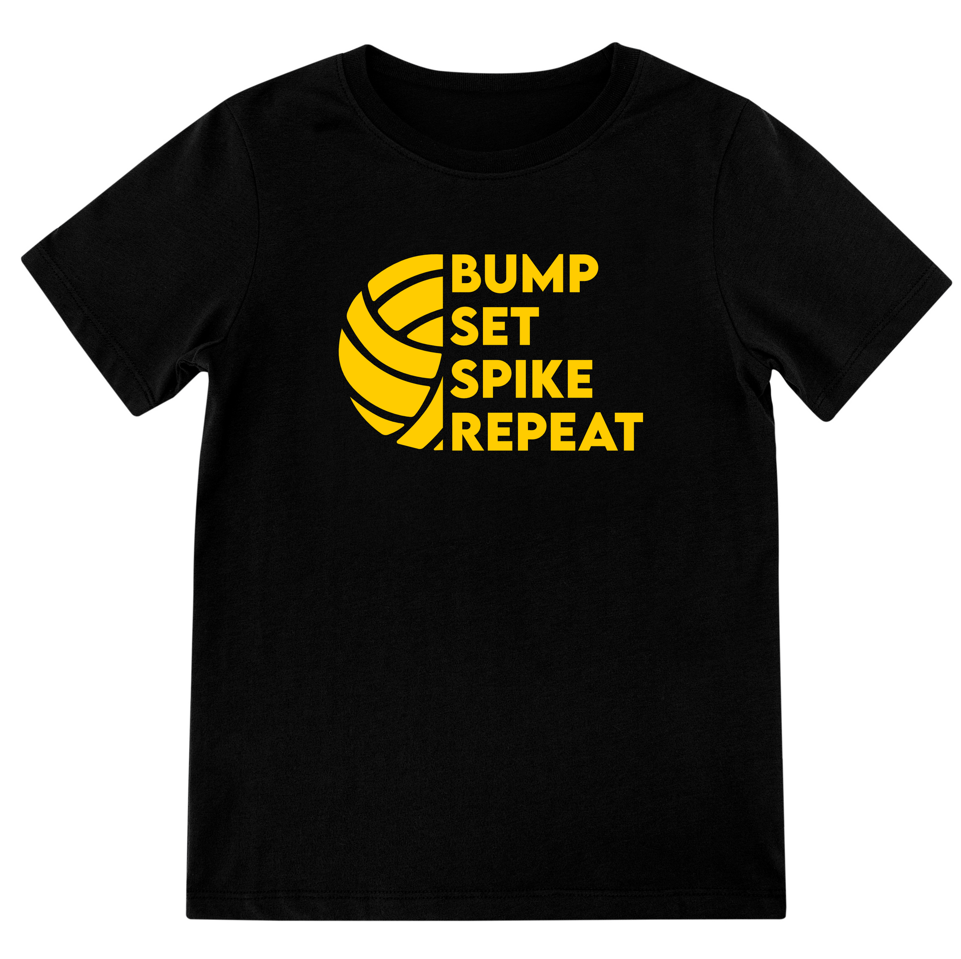 Bump. Set. Spike. Repeat. – Unisex Volleyball Tee