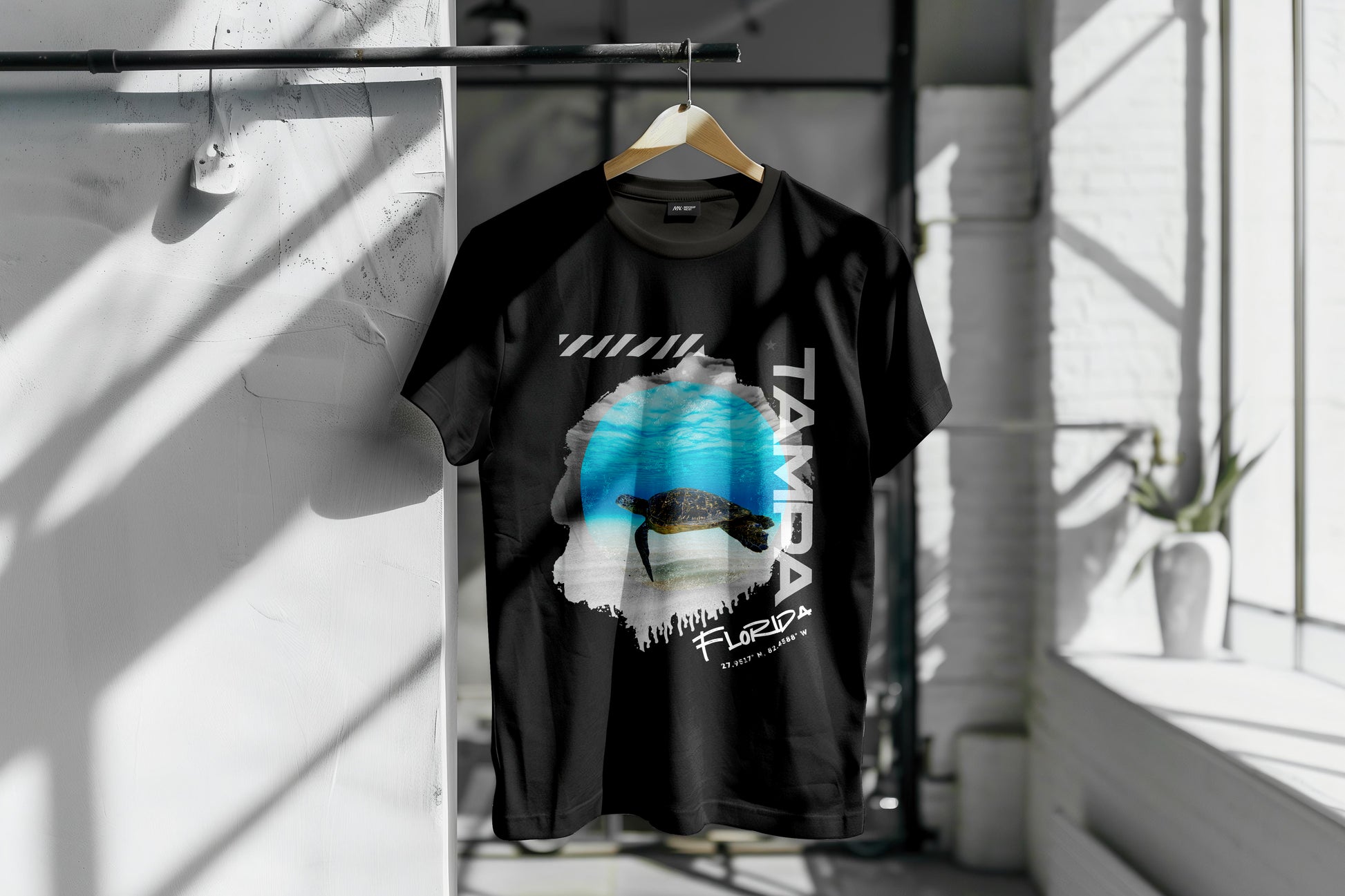Tampa Sea Turtle Tee – Slow Tide, Strong Vibes